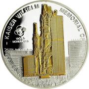 10 Dollars - Elizabeth II Kaiser Wilhelm Memorial Church, Cook Islands, 2009 reverse image