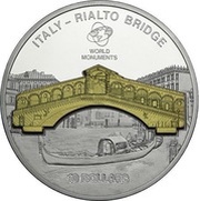 10 Dollars - Elizabeth II Rialto Bridge, Cook Islands, 2009 reverse image