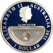 1 Dollar - Elizabeth II 4th Portrait - Treasures of Australia - Pearls obverse image