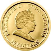 10 Dollars - Elizabeth II James Cook‘s Endeavour obverse image