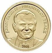 10 Dollars - Elizabeth II John Paul II, Cook Islands, 2009 reverse image
