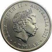1 Dollar - Elizabeth II 4th Portrait - Bush Babies - Dingo obverse image