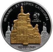 10 Dollars - Elizabeth II St. Sophia Cathedral, Cook Islands, 2010 reverse image