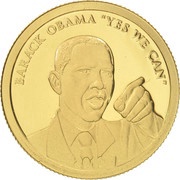 10 Dollars - Elizabeth II Barack Obama, Cook Islands, 2010 reverse image