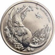 1 Dollar - Elizabeth II 4th Portrait - Bush Babies - Bilby, Australia, 2011 reverse image