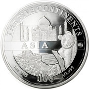 10 Dollars - Elizabeth II Asia, Cook Islands, 2011 reverse image