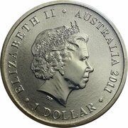 1 Dollar - Elizabeth II 4th Portrait - Bush Babies - Sugar Glider obverse image