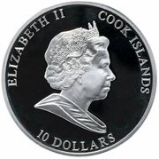 10 Dollars - Elizabeth II Year of the Rabbit obverse image
