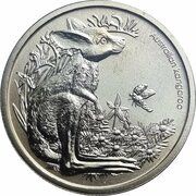 1 Dollar - Elizabeth II 4th Portrait - Bush Babies - Kangaroo, Australia, 2011 reverse image