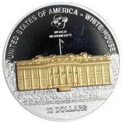 10 Dollars - Elizabeth II White House, Cook Islands, 2011 reverse image