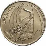 1 Dollar - Elizabeth II 4th Portrait - Young Collectors - Dragon, Australia, 2011 reverse image