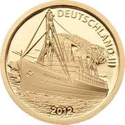 10 Dollars - Elizabeth II Deutschland III, Cook Islands, 2012 reverse image