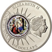 10 Dollars - Elizabeth II Bethlehem - Church of St. Catherine obverse image