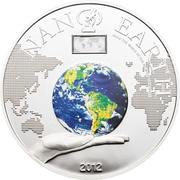 10 Dollars - Elizabeth II Nano Earth, Cook Islands, 2012 reverse image