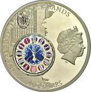 10 Dollars - Elizabeth II Grand National Terminal, New York obverse image