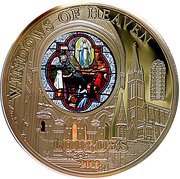 10 Dollars - Elizabeth II Lourdes, Cook Islands, 2013 reverse image