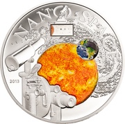 10 Dollars - Elizabeth II Nano space, Cook Islands, 2013 reverse image