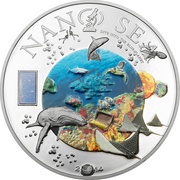 10 Dollars - Elizabeth II Nano sea, Cook Islands, 2014 reverse image