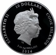 10 Dollars - Elizabeth II Galileo Galilei obverse image
