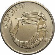 1 Dollar - Elizabeth II 4th Portrait - Young Collectors - Mermaid, Australia, 2011 reverse image