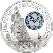 10 Dollars - Elizabeth II Dutch East India Company reverse image