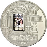 10 Dollars - Elizabeth II Metropolitan Cathedral, Cook Islands, 2014 reverse image