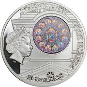 10 Dollars - Elizabeth II Storkyrkan Church obverse image