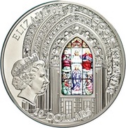10 Dollars - Elizabeth II Zagreb Cathedral obverse image