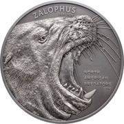 10 Dollars - Elizabeth II Zalophus, Sea Lion, Cook Islands, 2016 reverse image