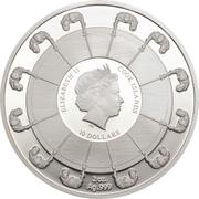 10 Dollars - Elizabeth II King Arthur obverse image