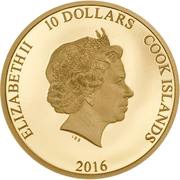 10 Dollars - Elizabeth II Pope Francis 80th Birthday obverse image
