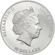 10 Dollars - Elizabeth II Dresden Green Diamond obverse image