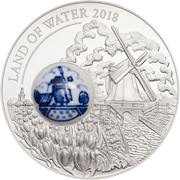 10 Dollars - Elizabeth II Windmill, Cook Islands, 2018 reverse image