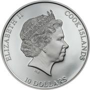 10 Dollars - Elizabeth II Black Ice obverse image