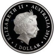 1 Dollar - Elizabeth II 4th Portrait - Dame Nellie Melba obverse image