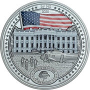 10 Dollars - Elizabeth II White House, Cook Islands, 2020 reverse image