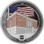 10 Dollars - Elizabeth II Benjamin Franklin, Cook Islands, 2021 reverse image