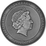 10 Dollars - Elizabeth II Batman obverse image