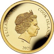 10 Dollars - Elizabeth II Sailor Moon, Cook Islands, 2021 obverse image
