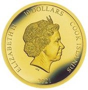 10 Dollars - Elizabeth II English Rose obverse image