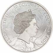 10 Dollars - Elizabeth II Posthumous; The Wave obverse image