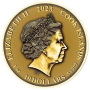10 Dollars - Elizabeth II Posthumous; Thor obverse image