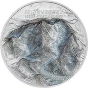 10 Dollars - Elizabeth II Posthumous; Mt. Everest: First Ascent, Cook Islands, 2023 reverse image