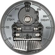 10 Dollars - Chares III Train, Cook Islands, 2023 reverse image
