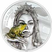 10 Dollars - Charles III Kiss the Frog, Cook Islands, 2023 reverse image