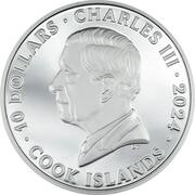 10 Dollars - Charles III K2 obverse image