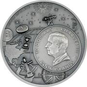 10 Dollars - Charles III Armillary sphere obverse image