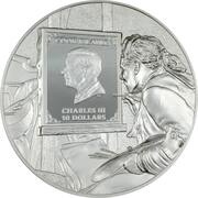 10 Dollars - Charles III Auguste Renoir obverse image