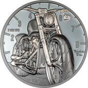 10 Dollars - Chares III Motorbike, Cook Islands, 2024 reverse image