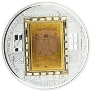 20 Dollars - Elizabeth II Vitruvian Man, Cook Islands, 2010 reverse image